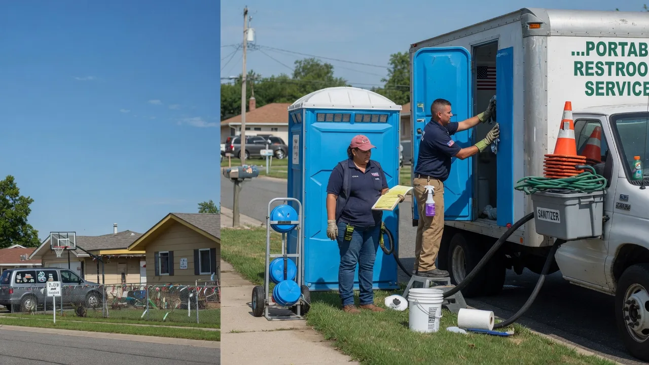 Portable Toilet Rental in Lawrence, KS near me
